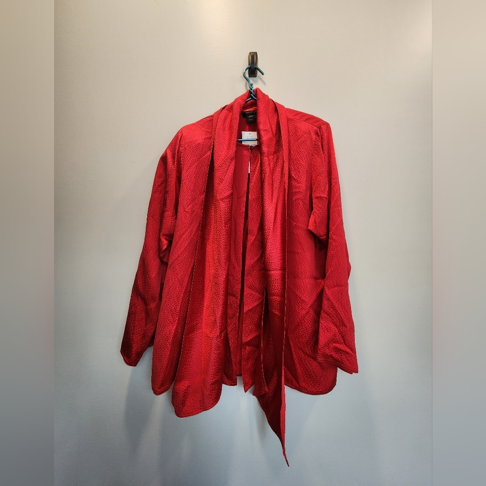 Size 12 Nina McLemore 100% silk jacket